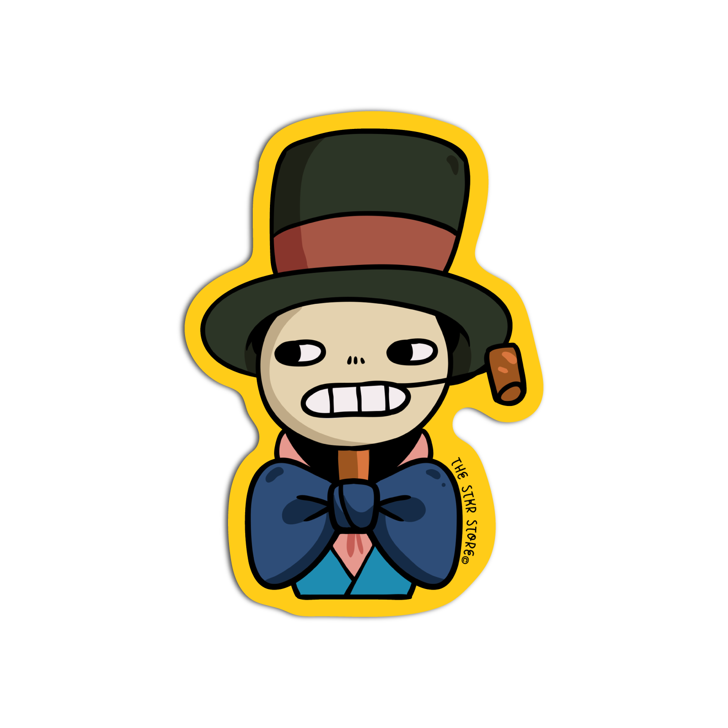 Scarecrow Turnip Head Studio Studio and Puff Sticker