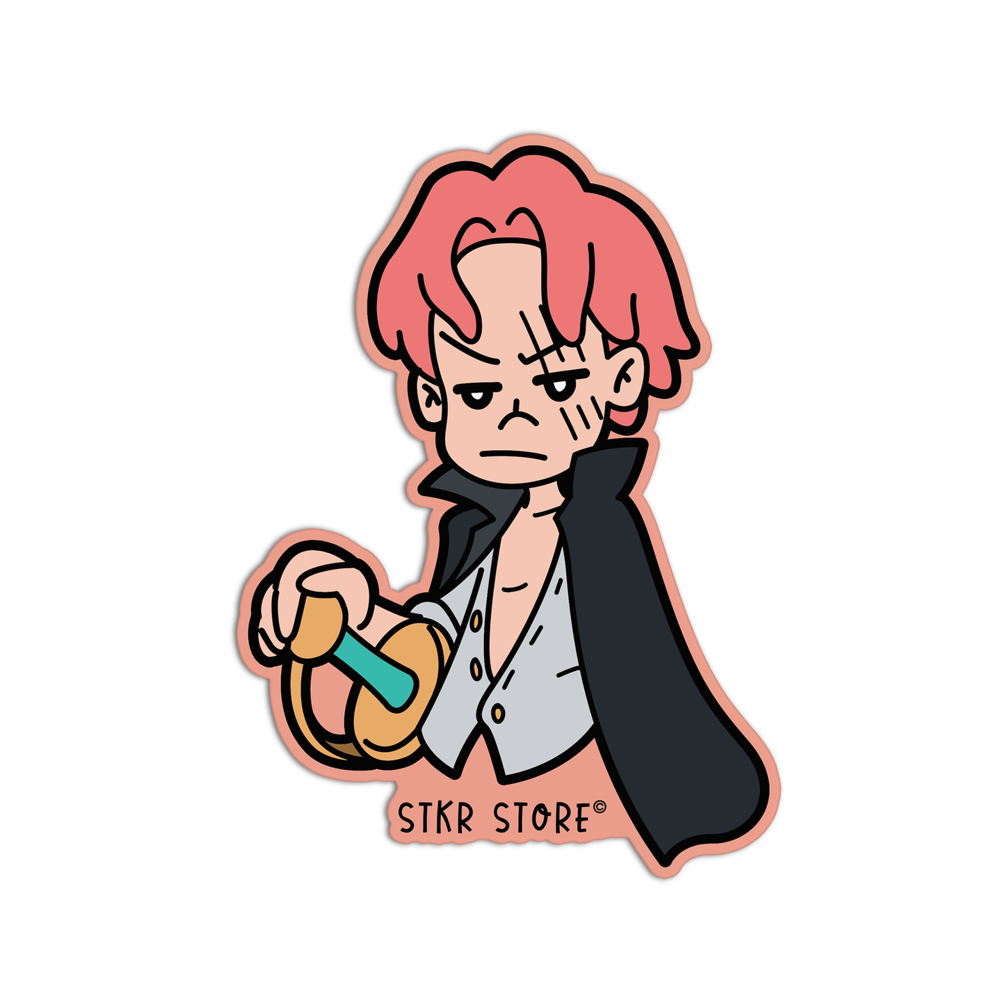 Shanks One Pie Sticker