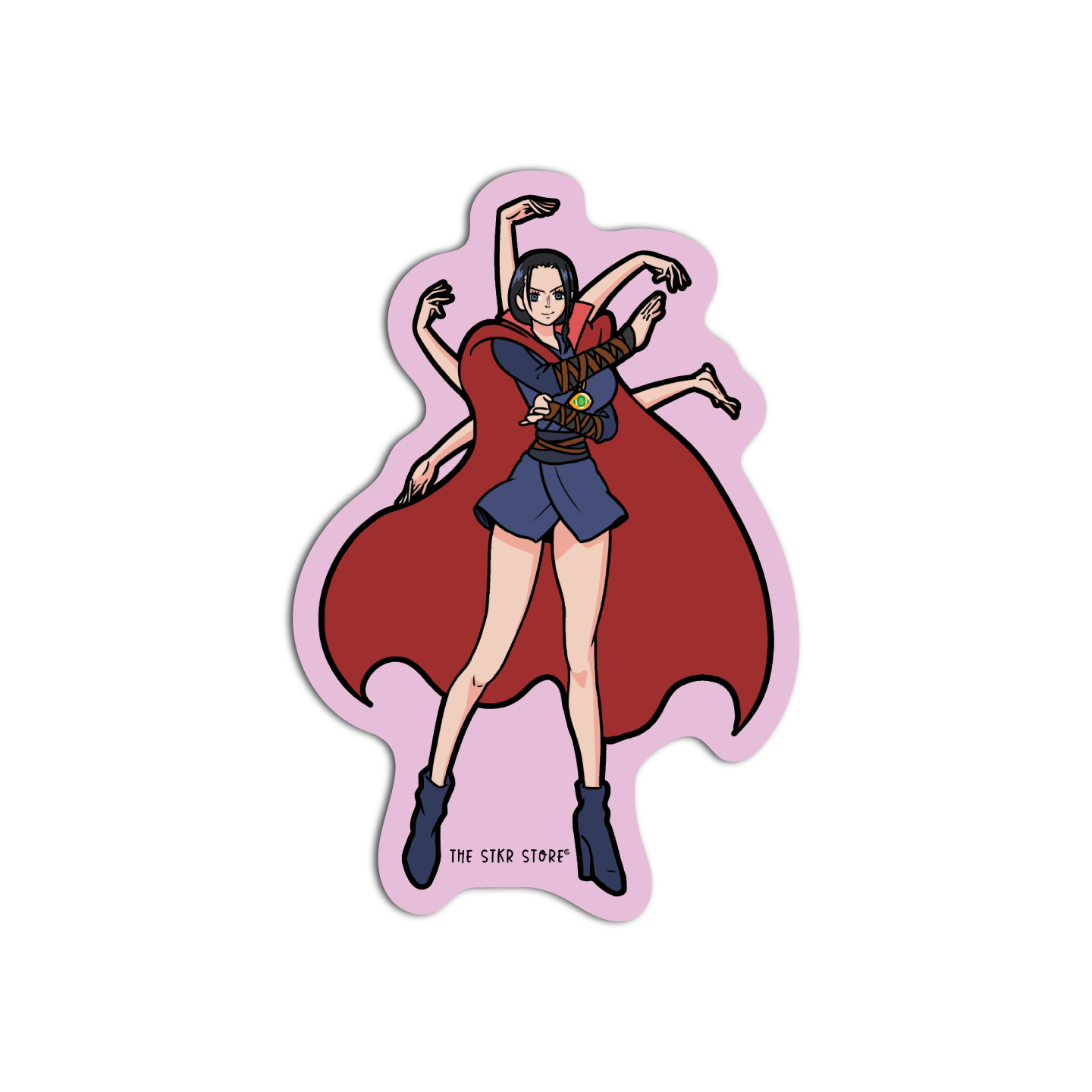 Robin as Doctor Strange One Pie cosplay DC Sticker