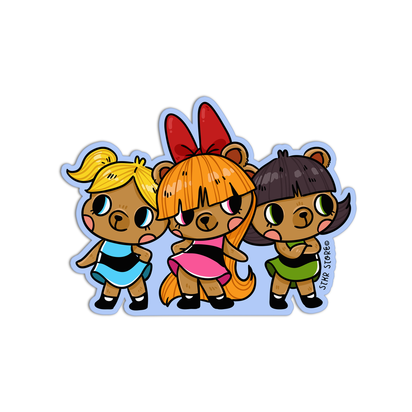 Studio and Puff Bear Studio and Puff Sticker