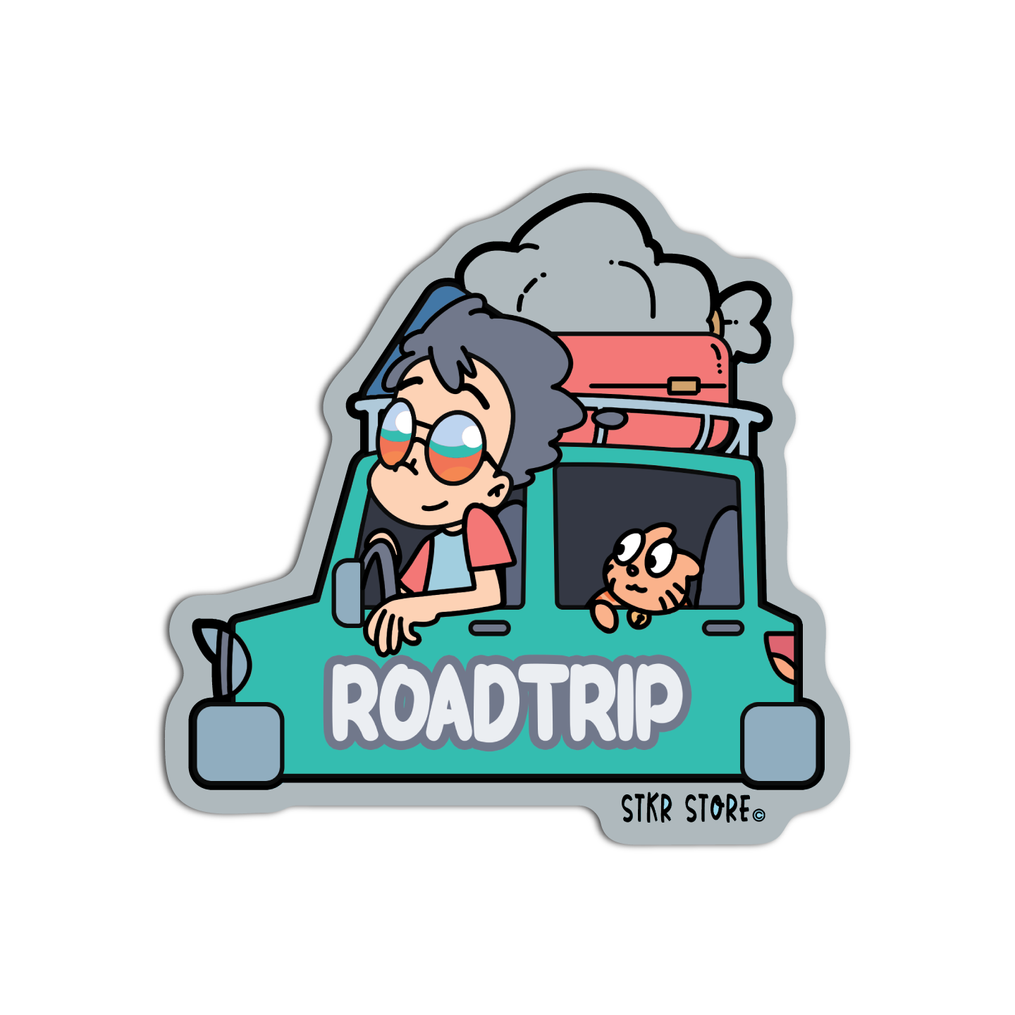 Mikey's Roadtrip Sticker