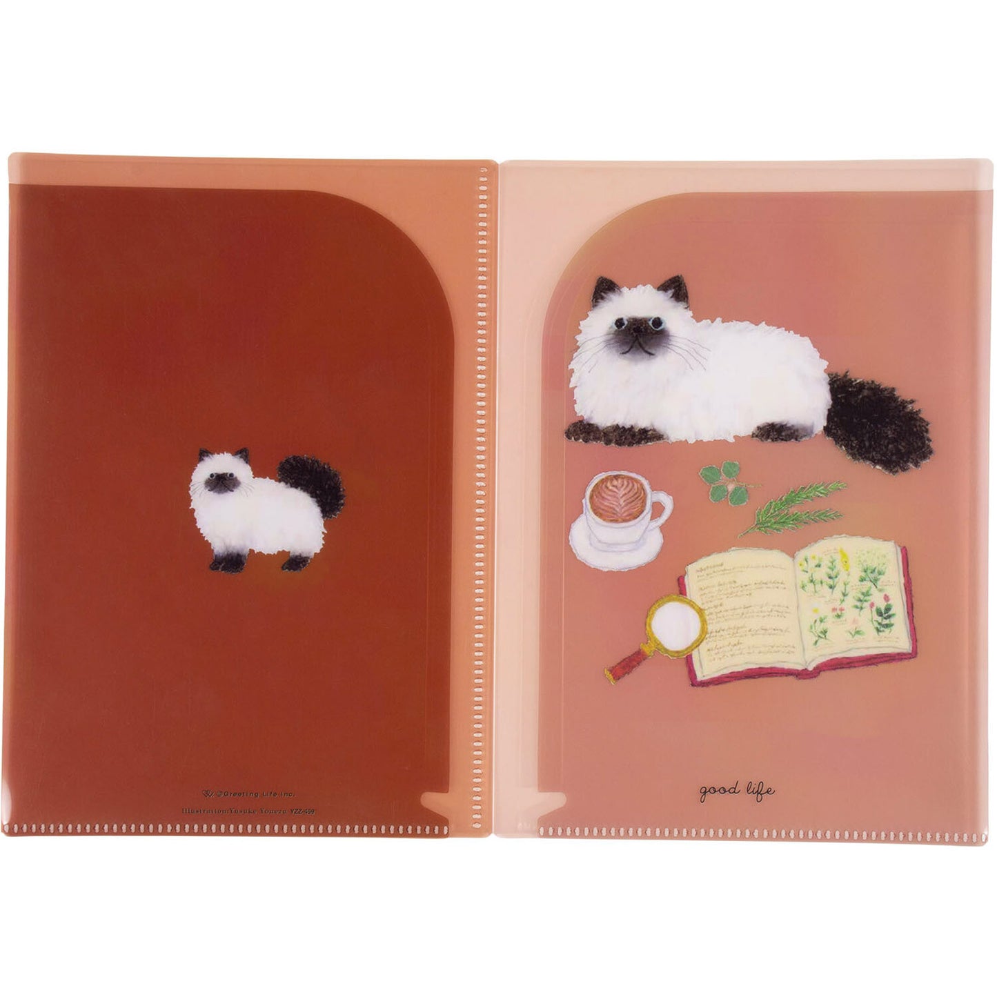 Store Supplies File/Notebook Yusuke Yonezu Cat Clear
