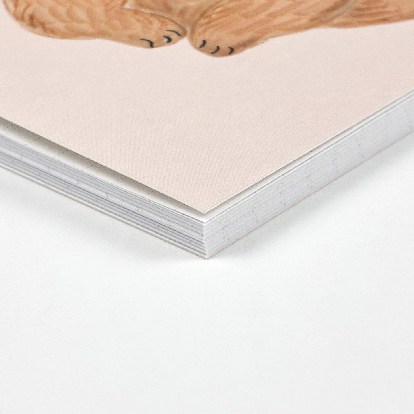 Cat & Sodeyama Bread Lookalike Kahoko A5 notebook / beige