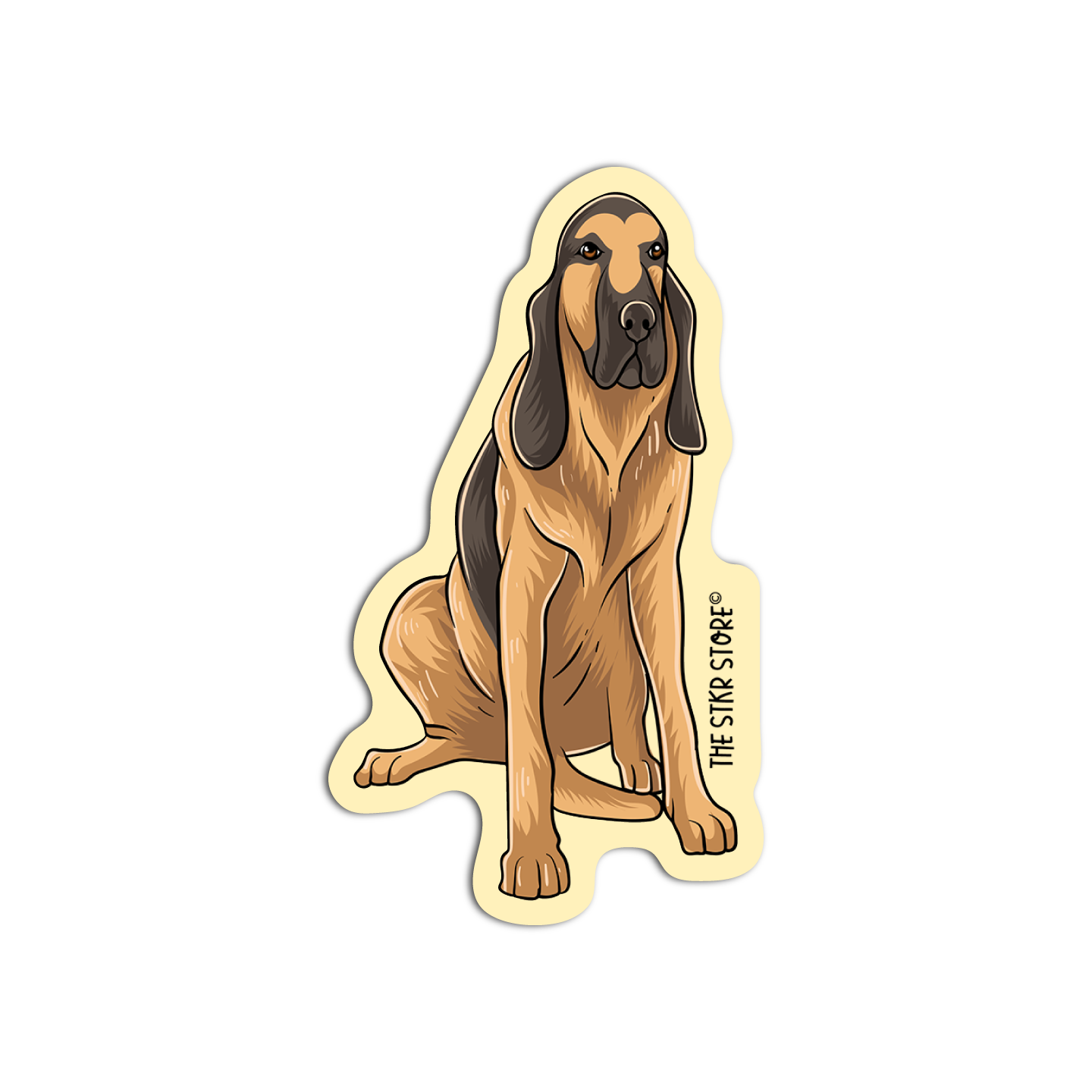 Bloodhound Dog Breed Stickers