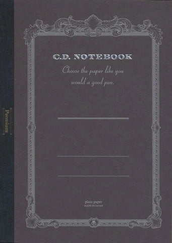 Premium CD Notebook Blank A6/A4 Black