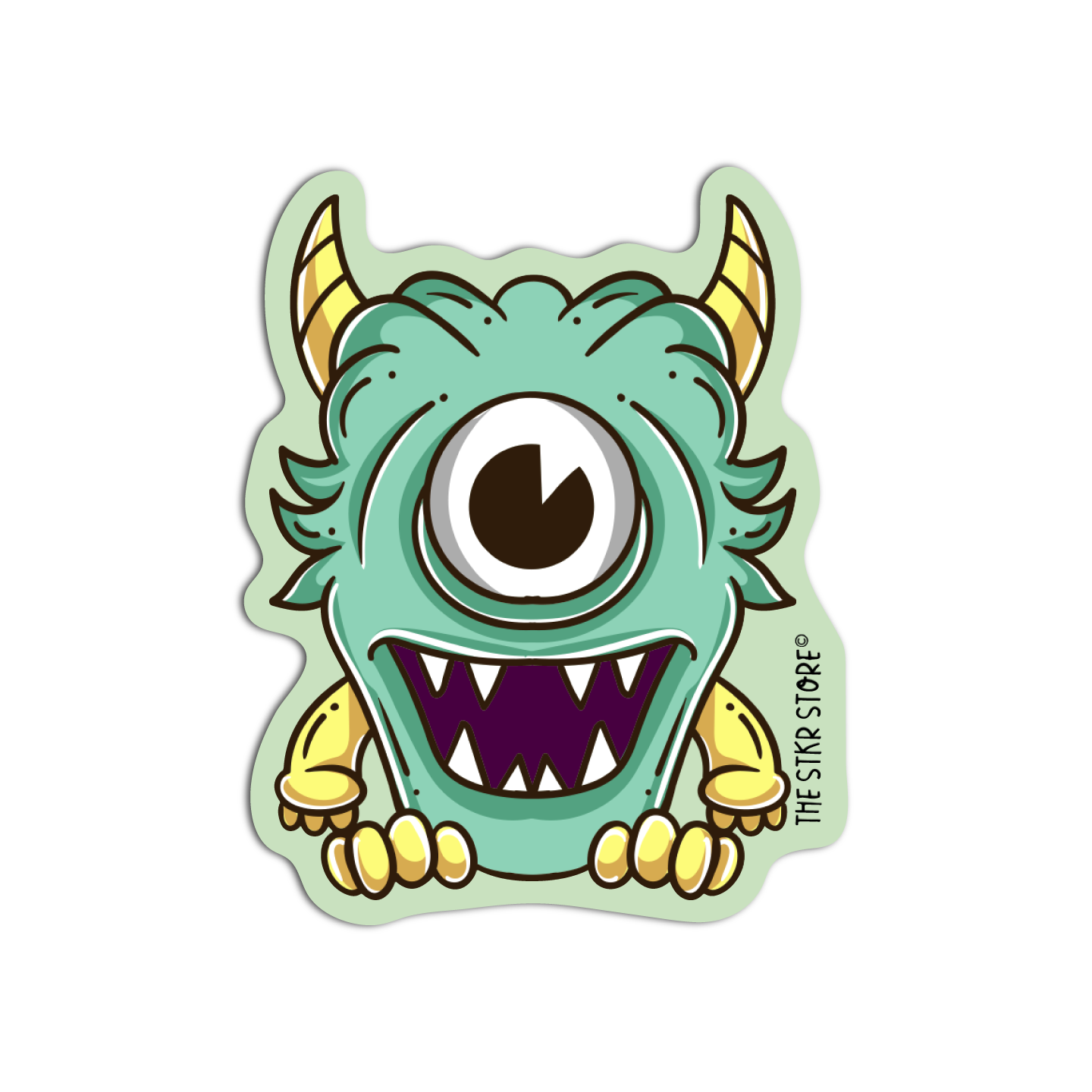 Big Bad Critter Monster Sticker