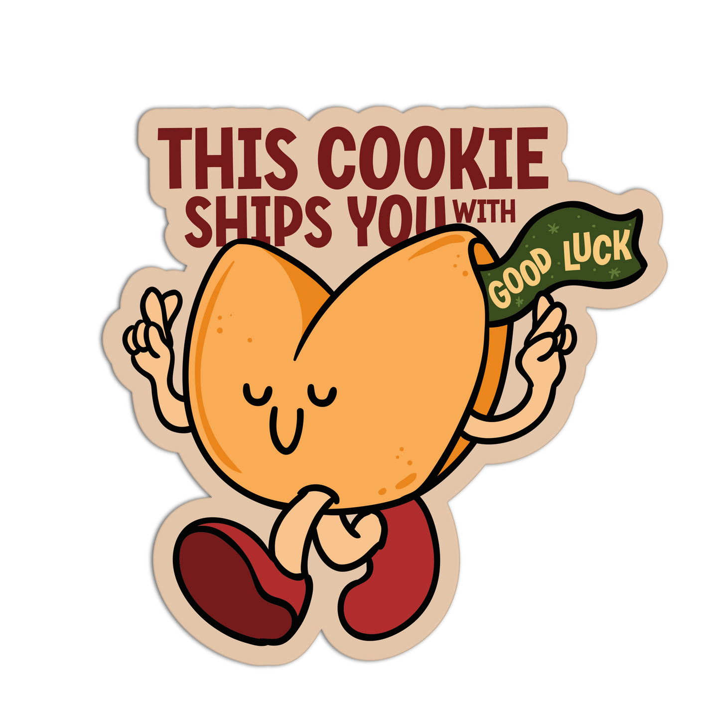 This Cookie Ships You With Good Luck - Fortune Cookie Collection