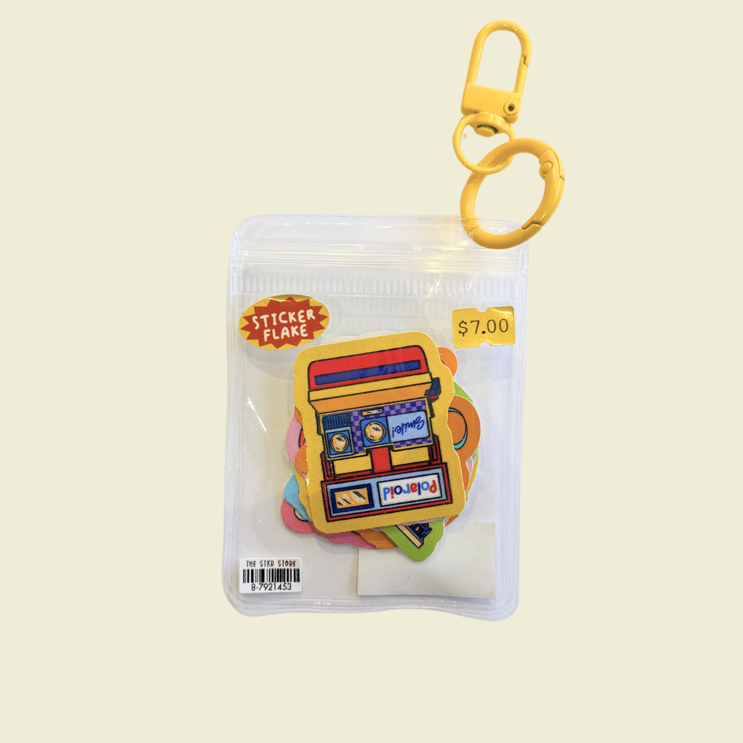 The Stkr Store Sticker Flake Keychain