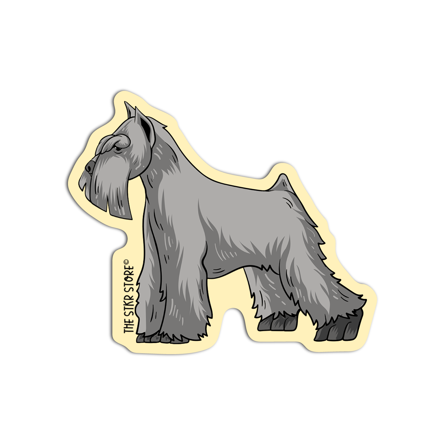 Giant Schnauzer Dog Breed Stickers