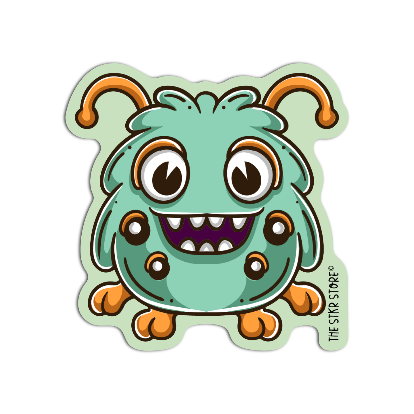 Brine eyes Monster Sticker