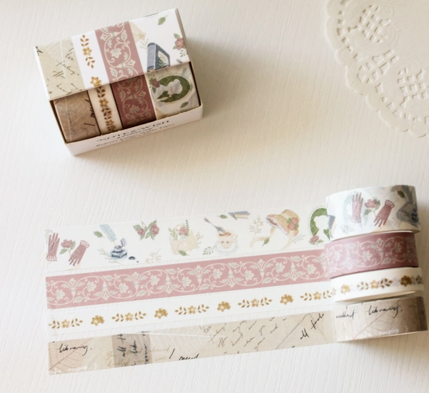 Regency Letters Washi Gift Set - Jane Austen Inspired Washi