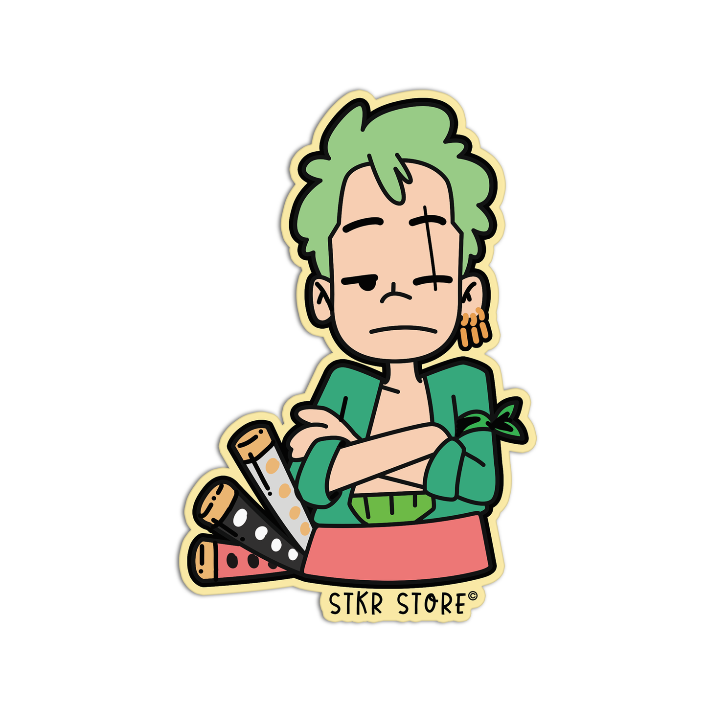 Zoro One Pie Sticker