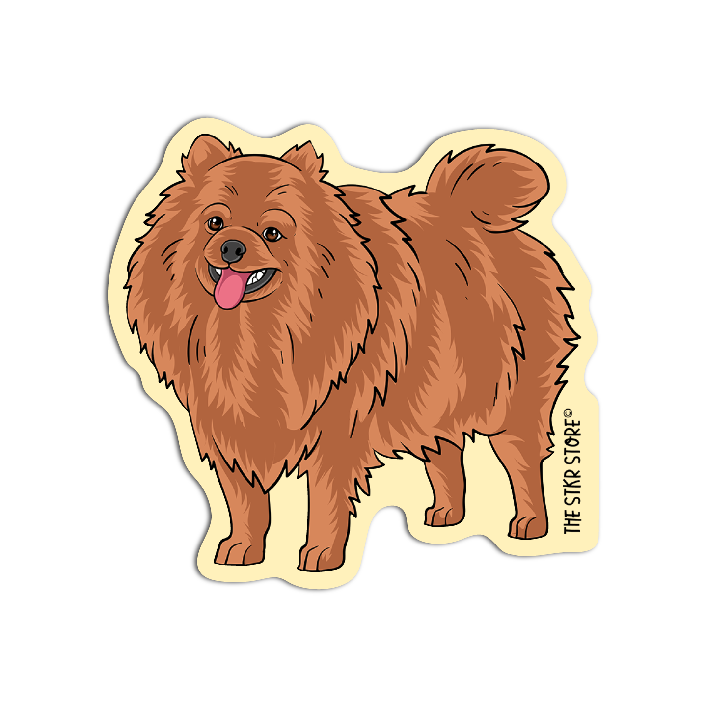 Pomeranian Dog Breed Stickers
