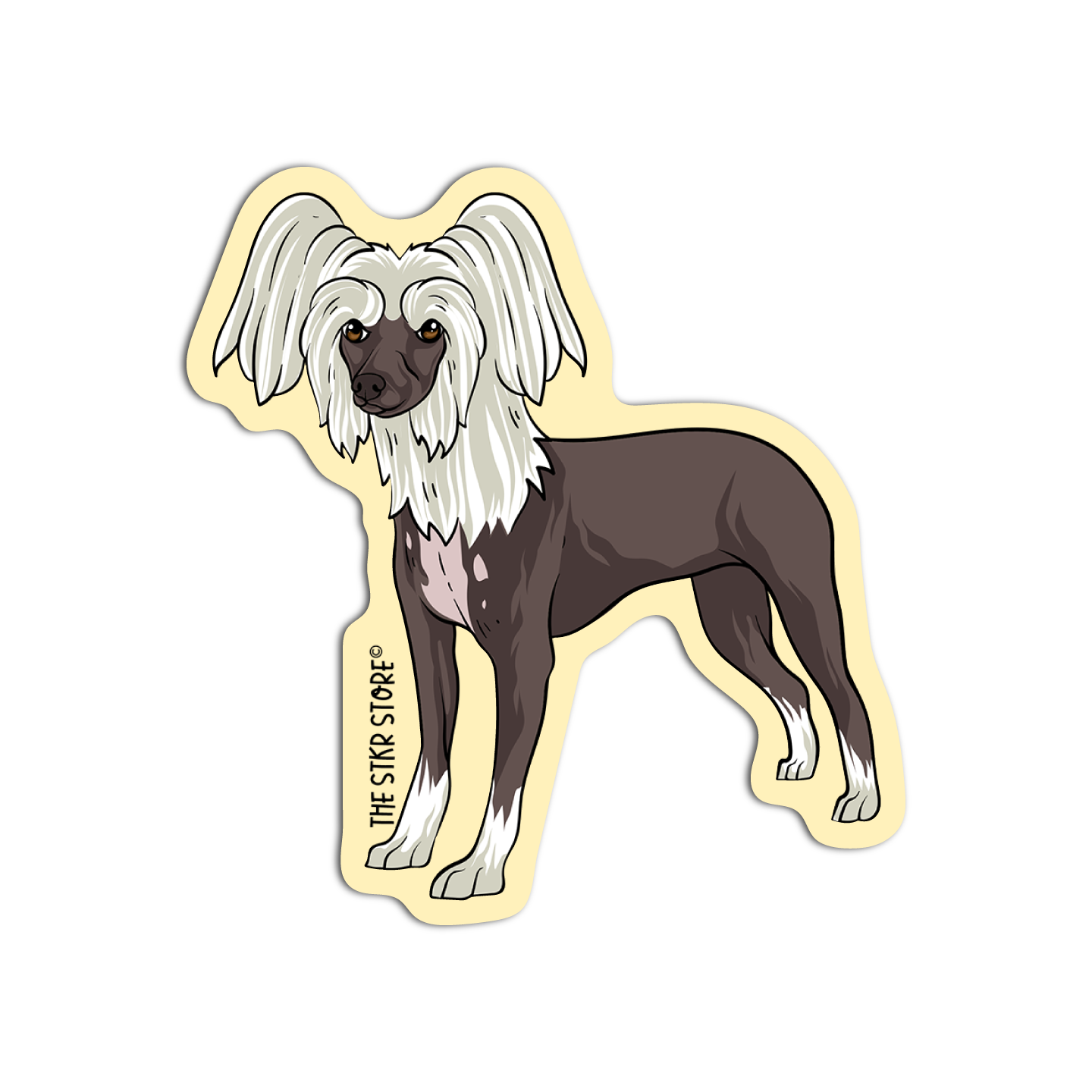 Chinese Crested Dog Breed Stickers