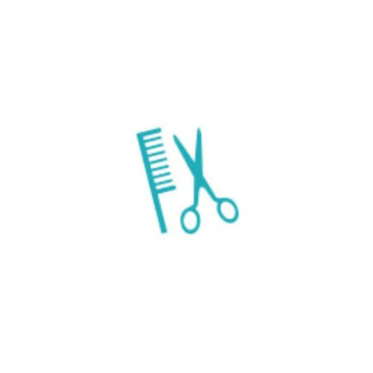 Comb & Scissors Pre-Inked Stamp - The Stkr Store