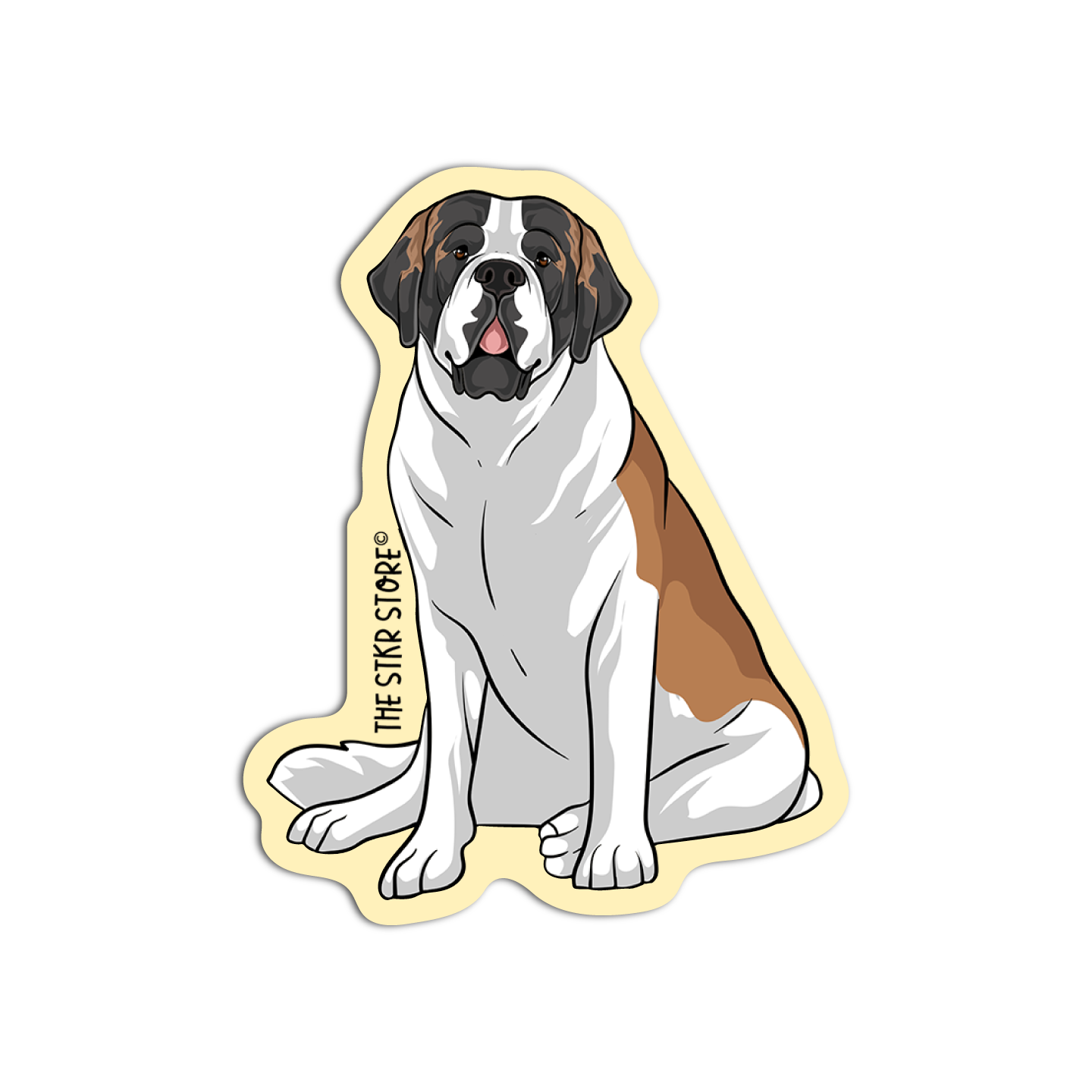 Saint Bernard Dog Breed Stickers