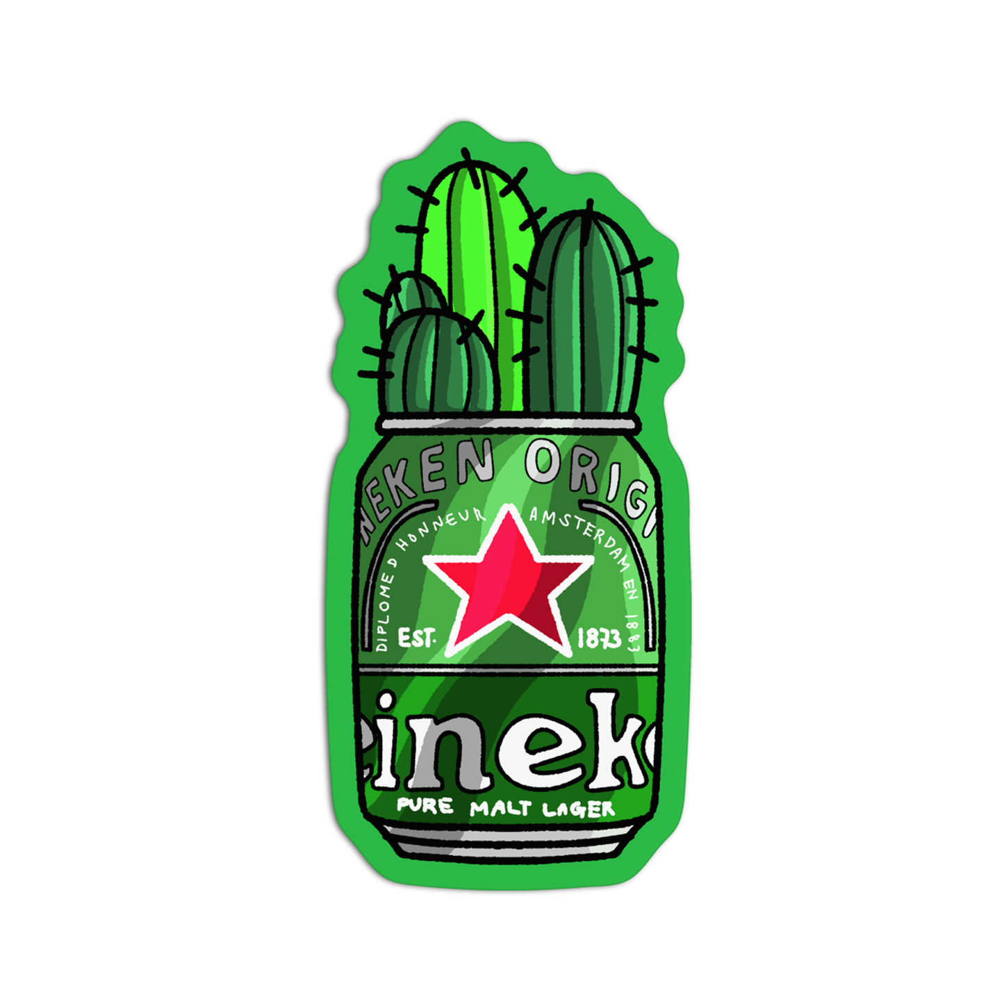 Heineken Planters Sticker
