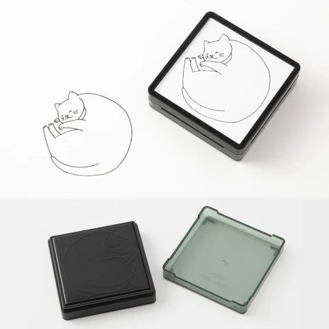 Paintable Stamp Pre-Inked Cat - The Stkr Store