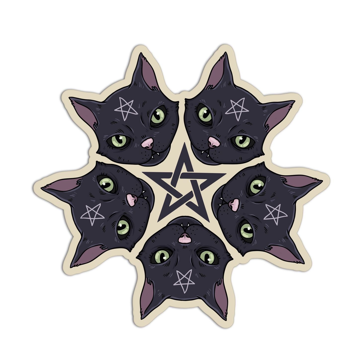 Cat Sigil Star - Witchcraft Collection