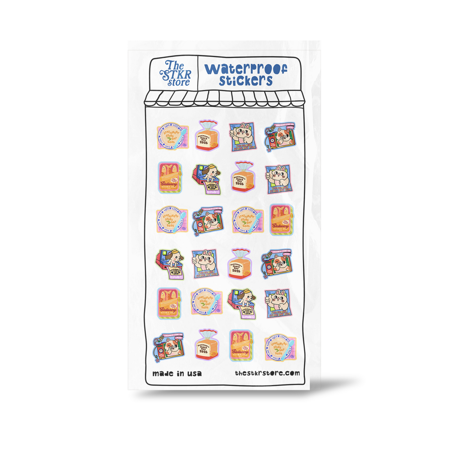 Stationery Store Day 2026 Sticker Sheet