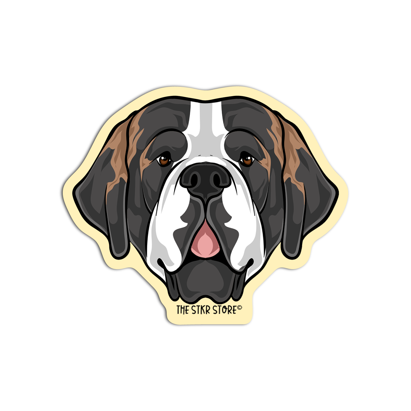 St. bernard head Dog Breed