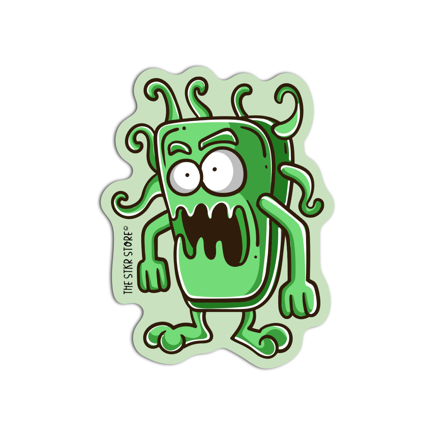 Ember bug Monster Sticker