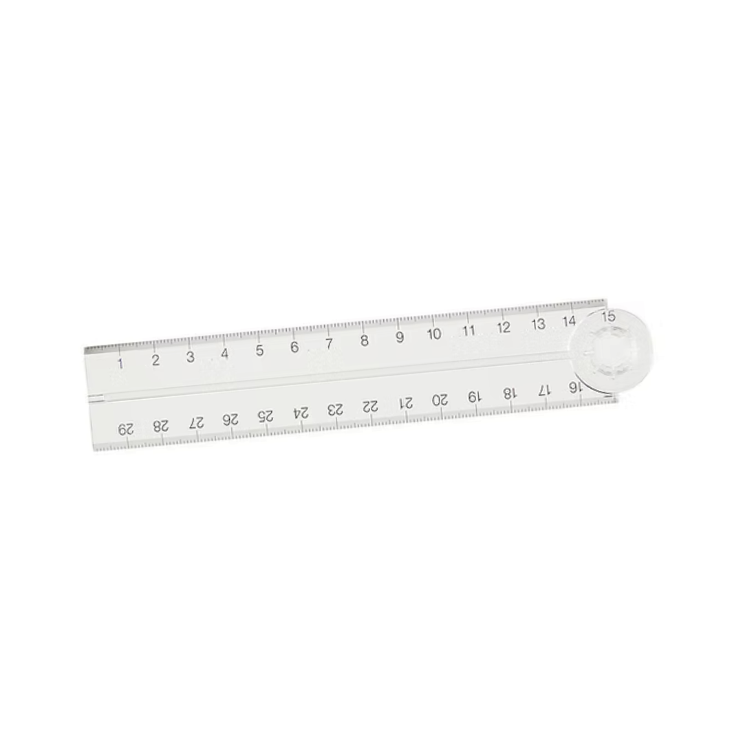 MUJI Polycarbonate Double-Sided Ruler