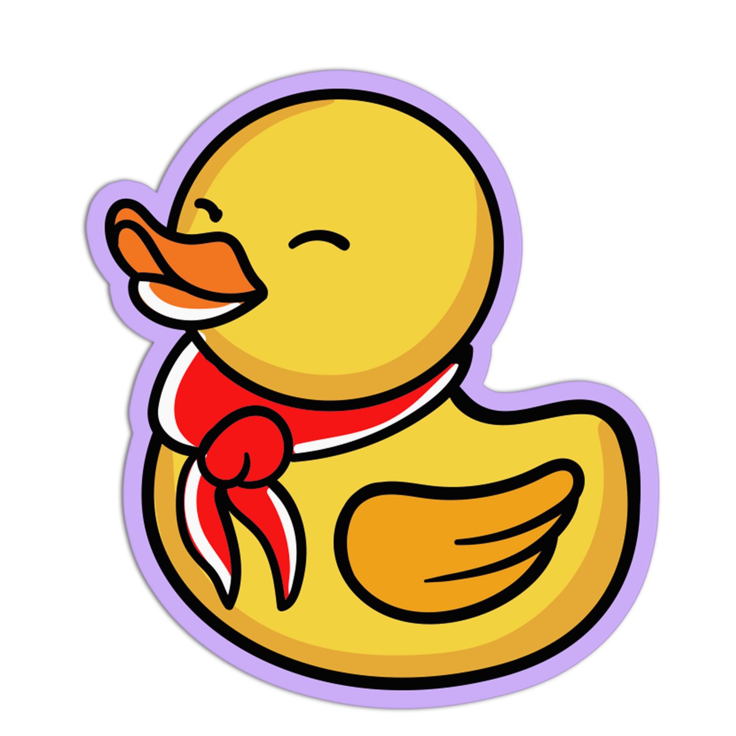 Scout Scarf Rubber Duck Stickers