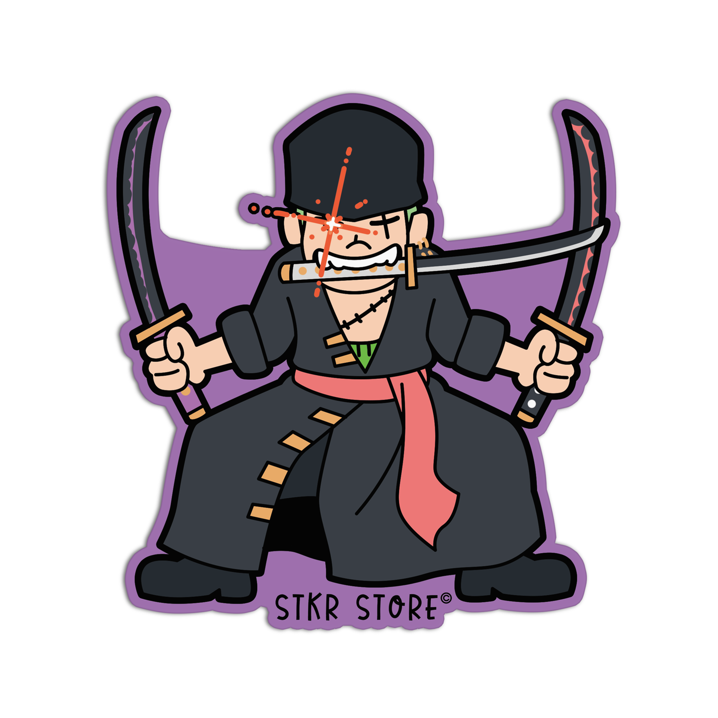 Zoro Ashura One Pie Sticker
