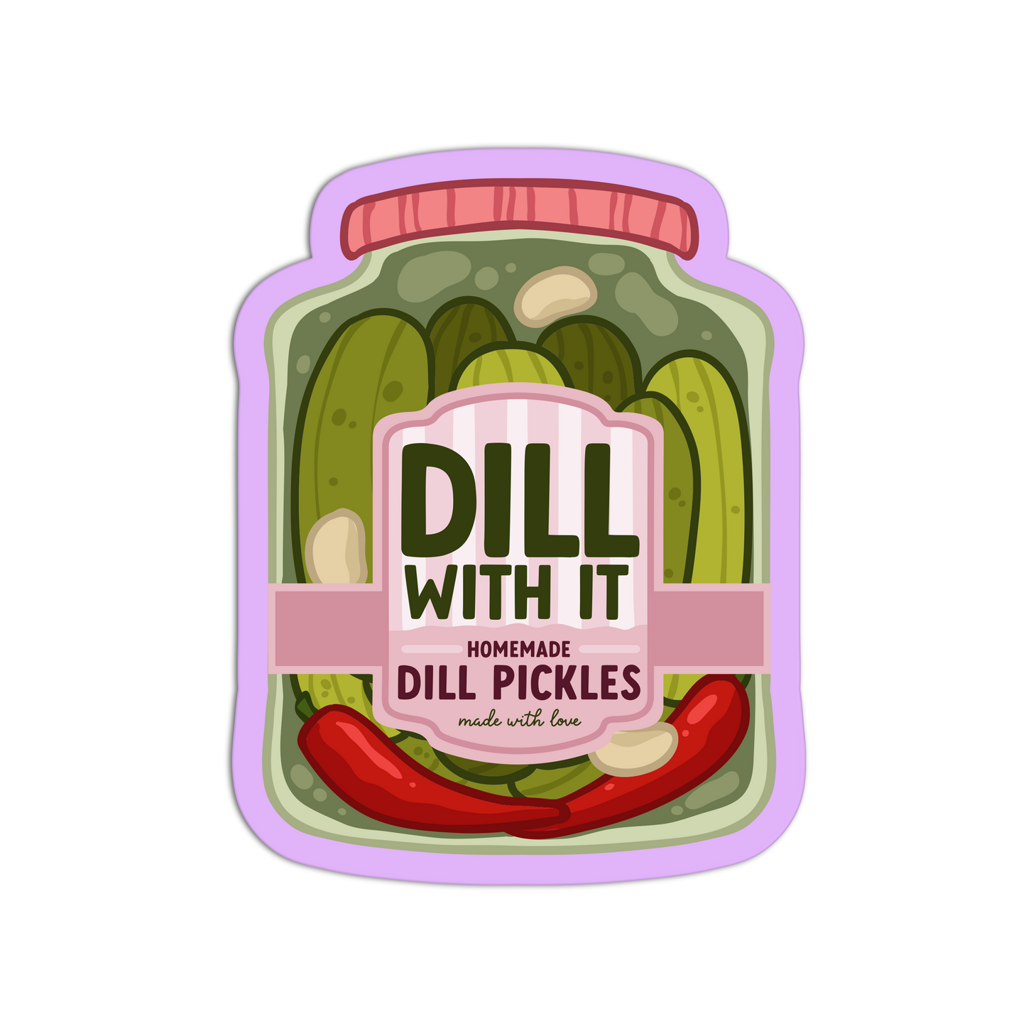 Dill Pickles - Pickled Series - The Stkr Store