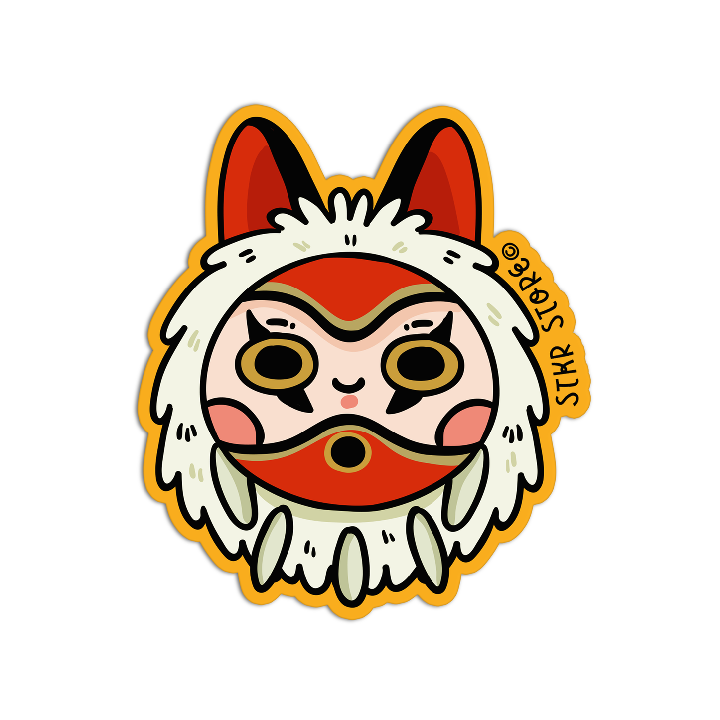 Mononoke Mask Studio and Puff Sticker