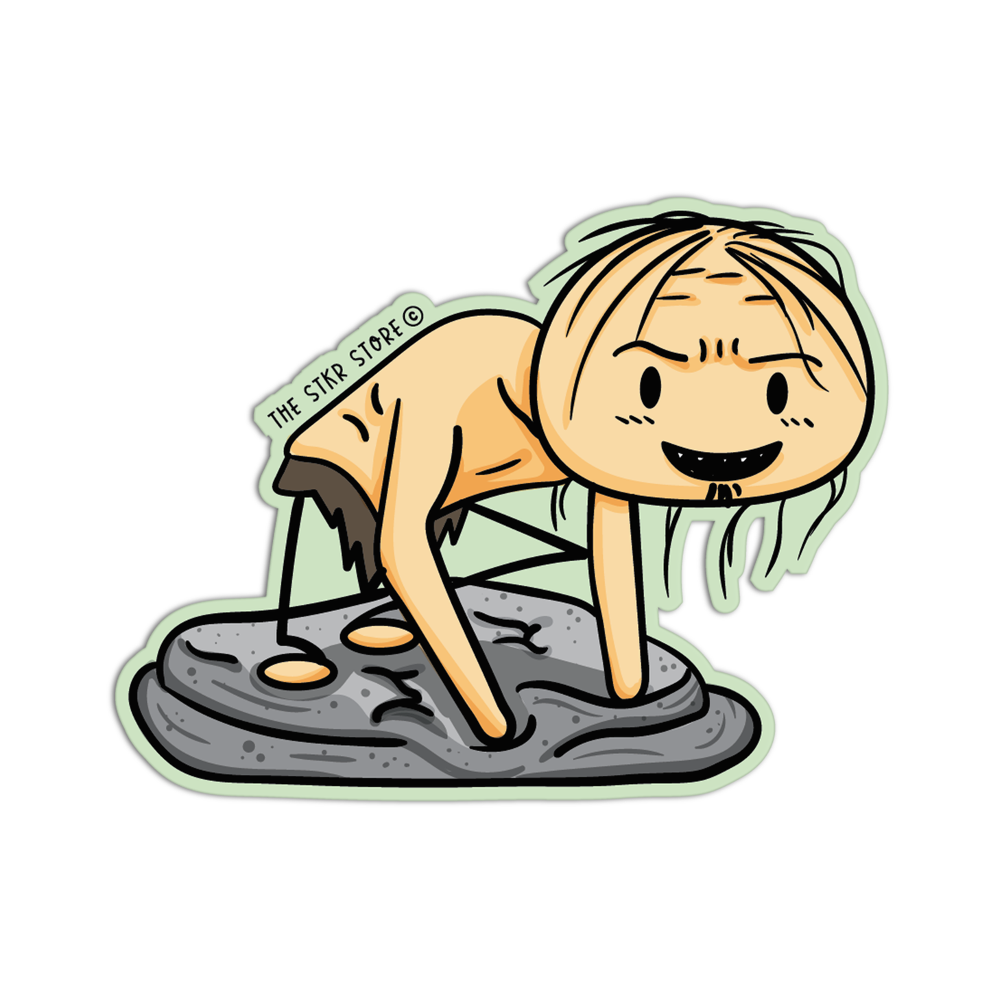 Sean Potato as Gollum Cosplay Lord of the Rings Sticker