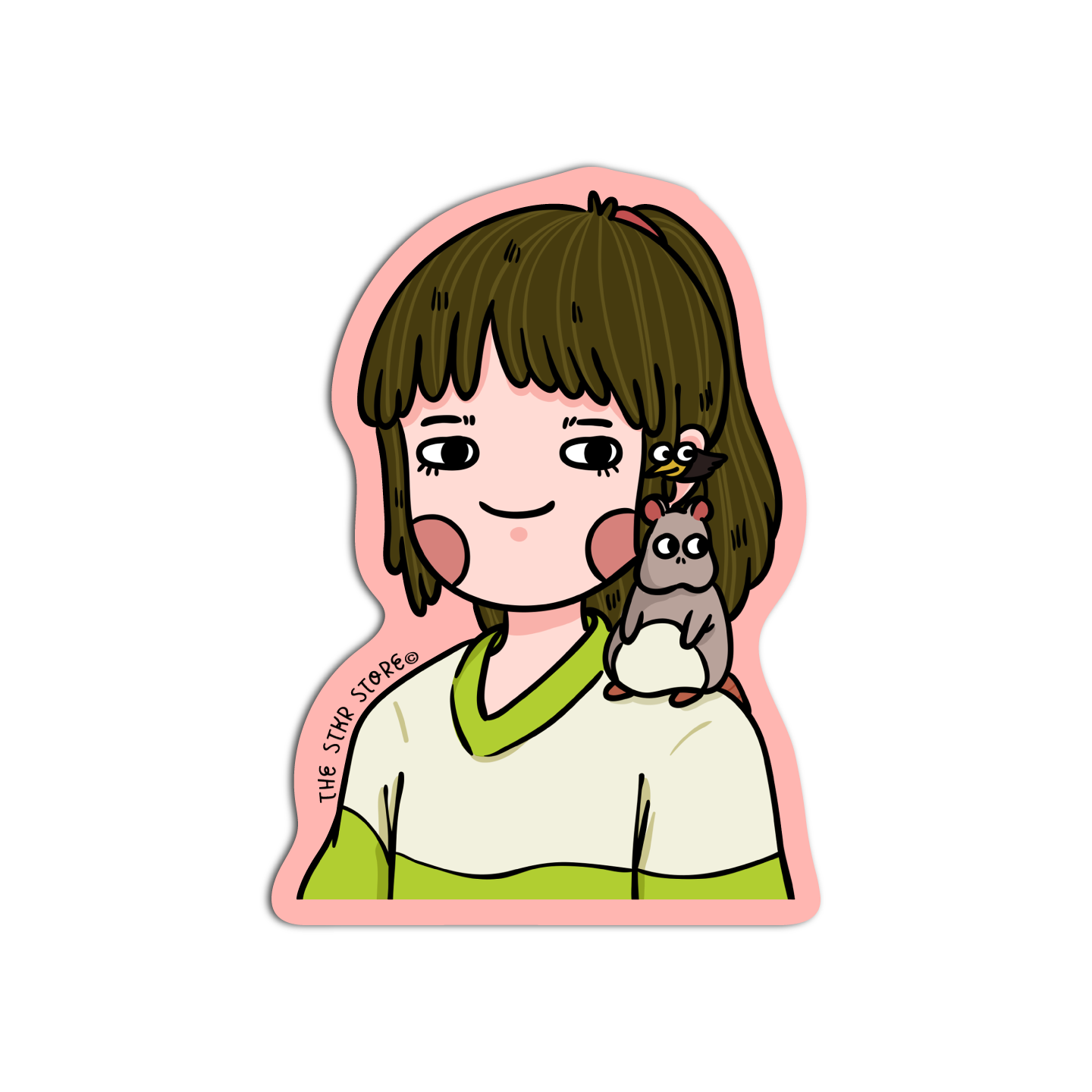 Chichiro Studio Studio and Puff Sticker