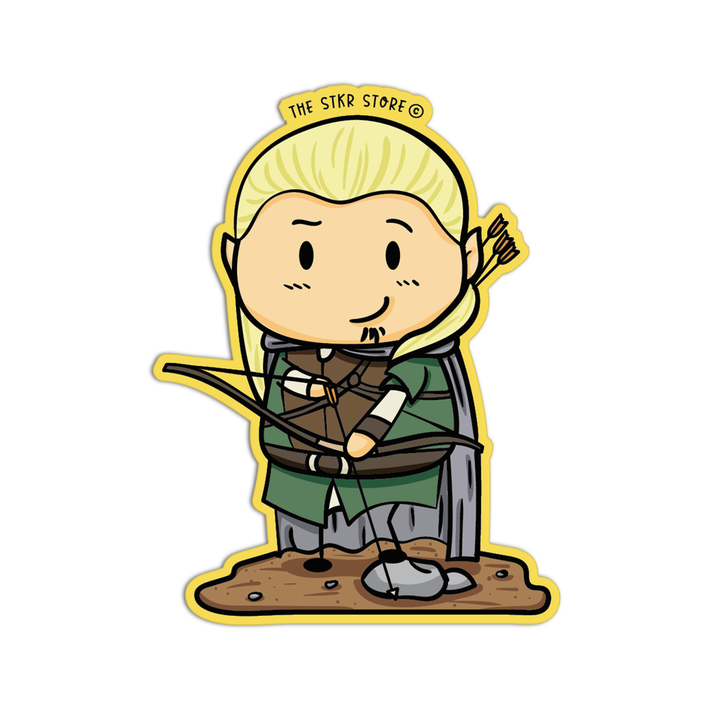 Sean Potato as Legolas Cosplay Lord of the Rings Sticker