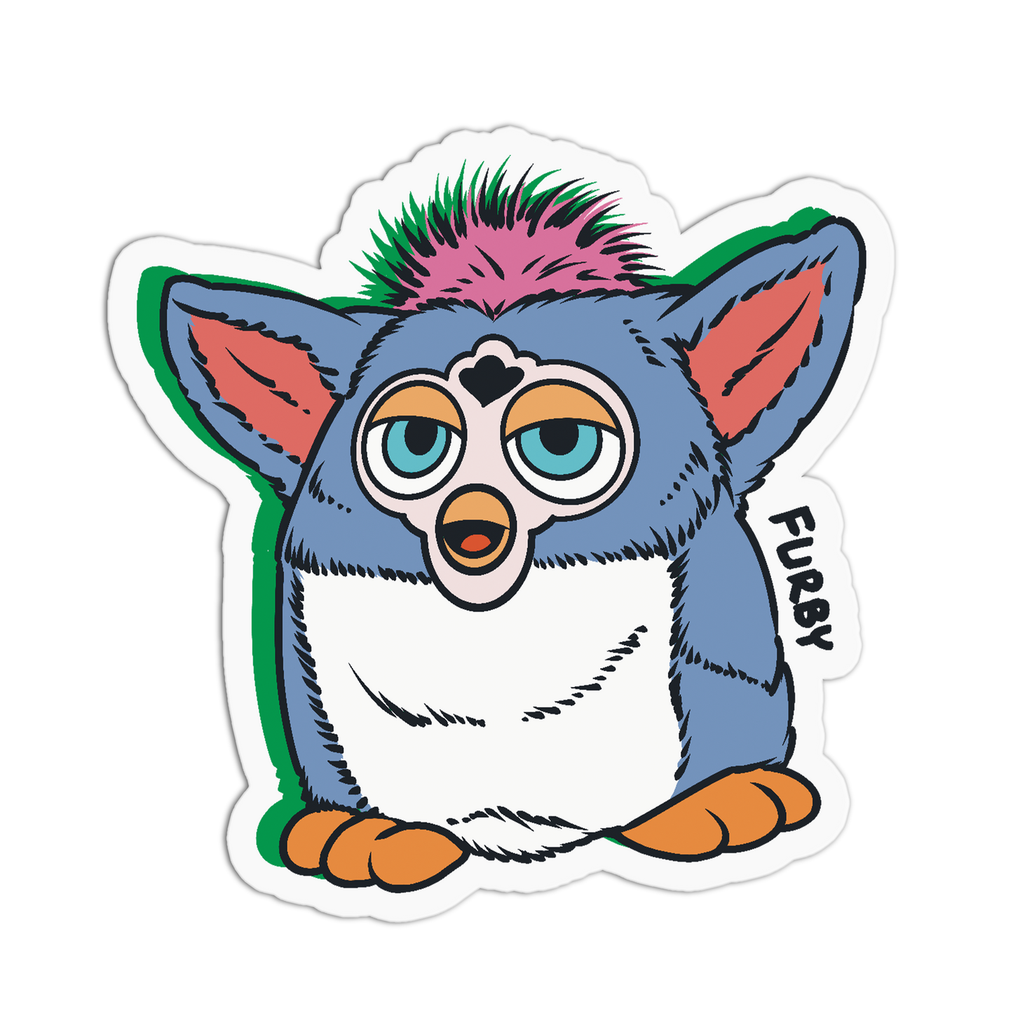 Cute Electronic Pet 90's Toys Sticker