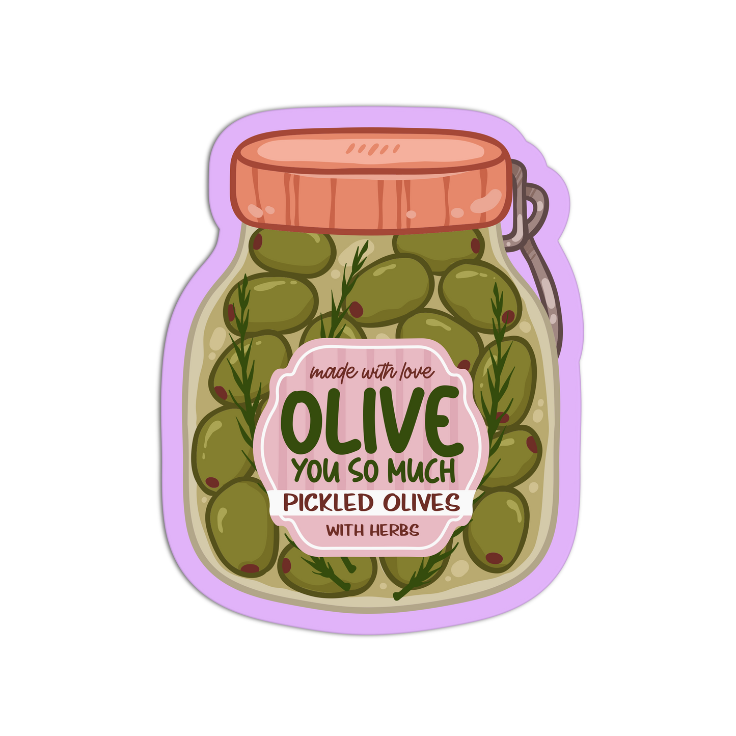 Pickled Olives - Pickled Series - The Stkr Store