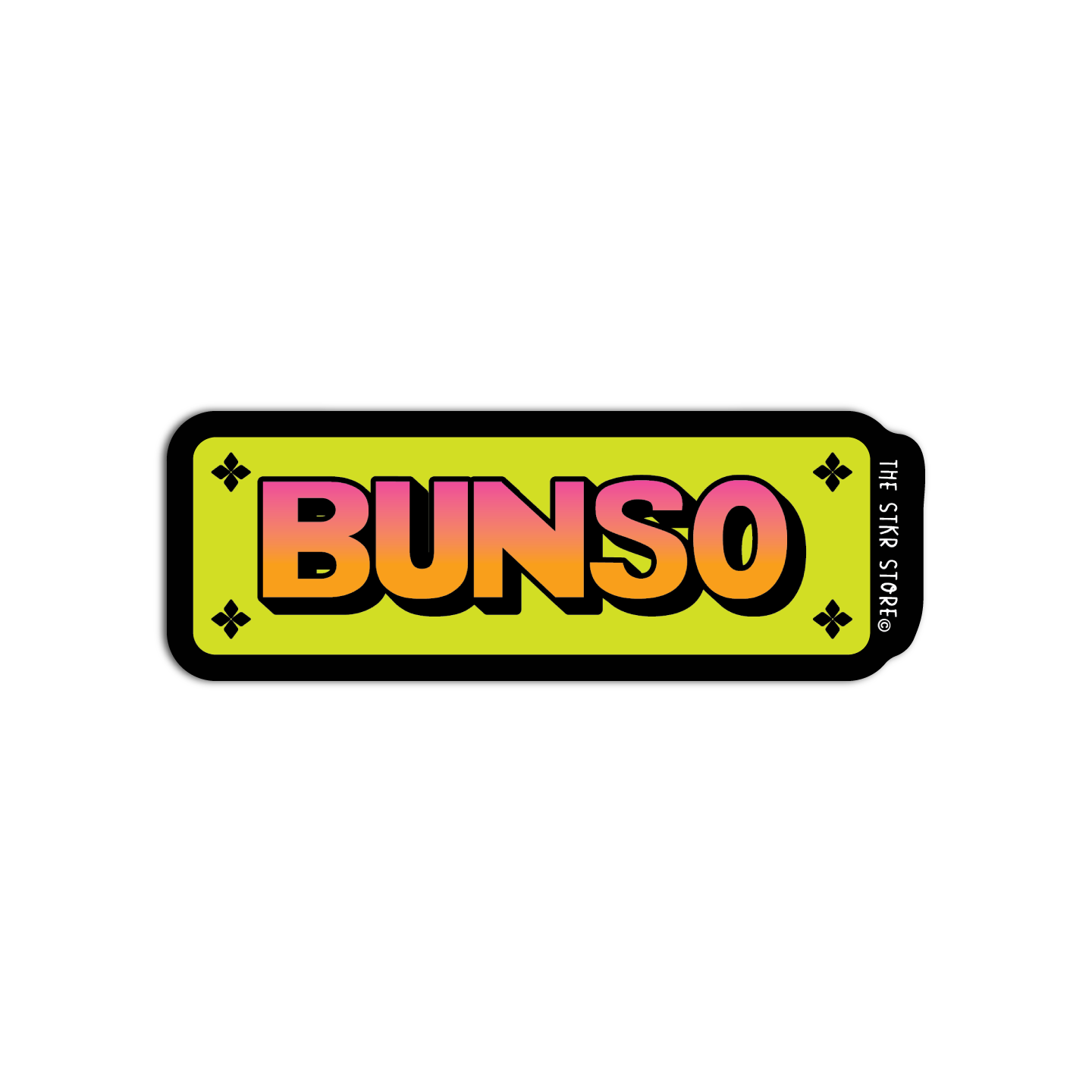 Bunso Filipino Words Sticker