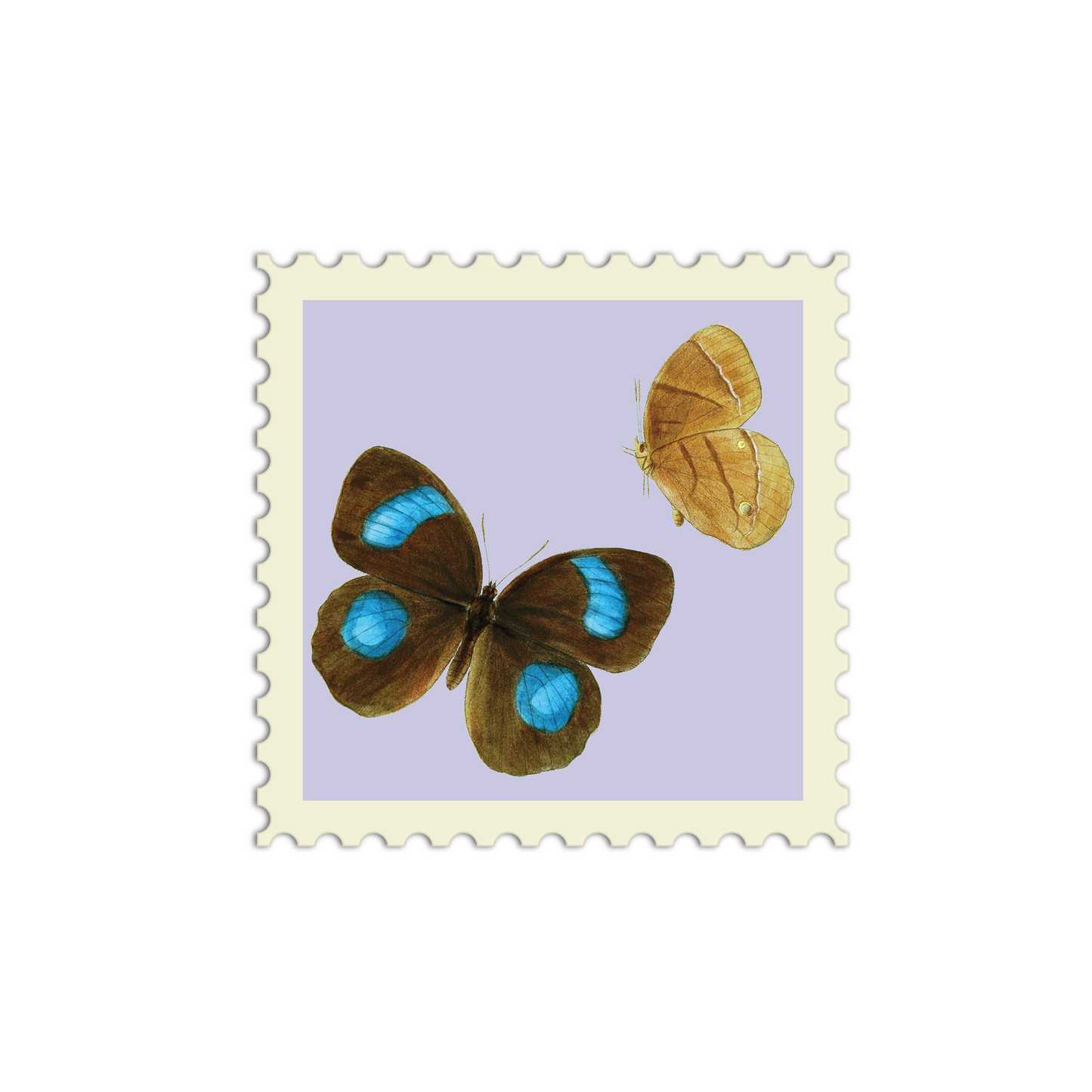 Butterfly Stamp Stickers