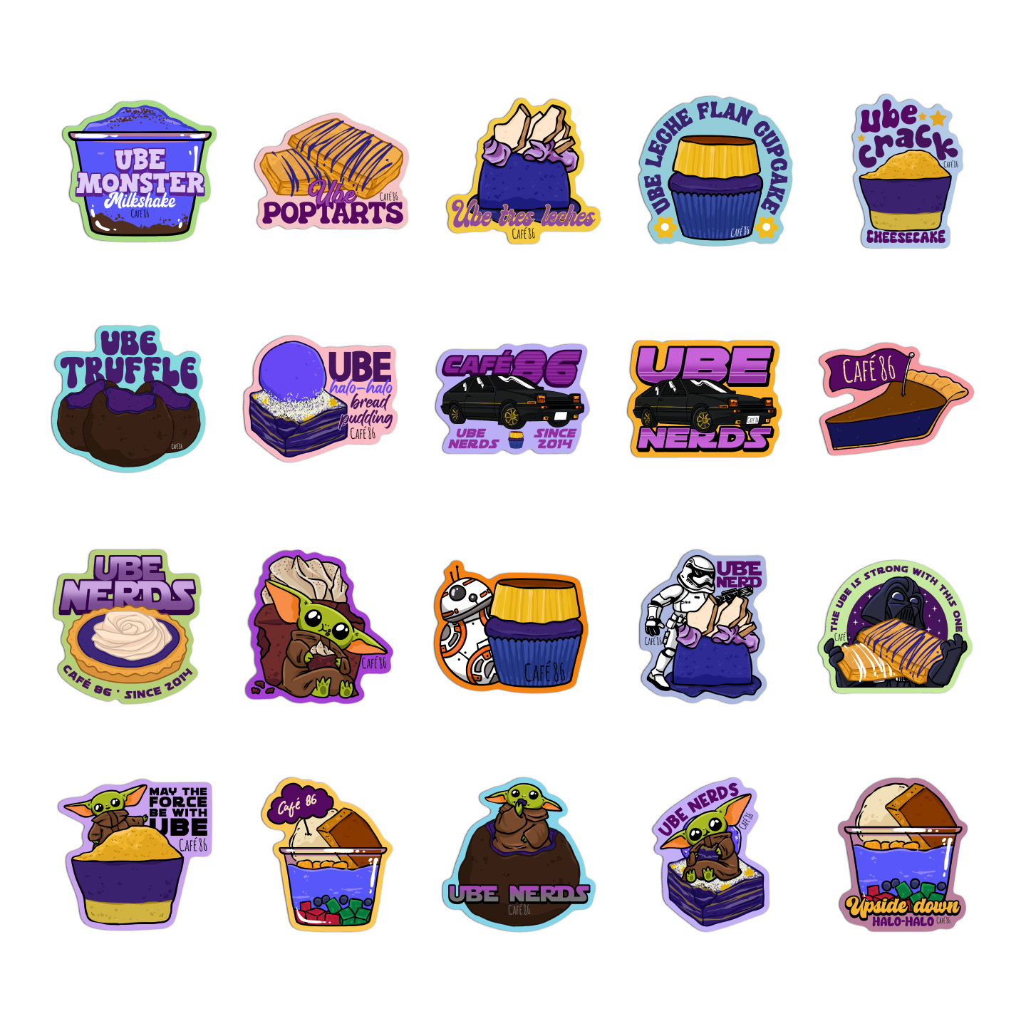 Cafe 86 Sticker Pack