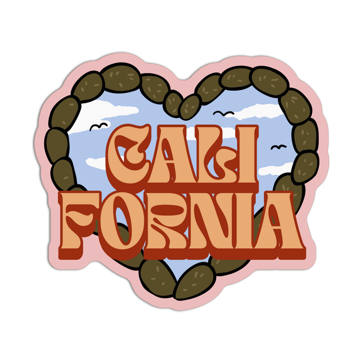 Heart Lasso - California Cowboy Vibe Sticker