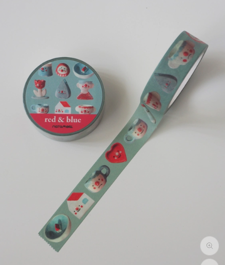 Red & Blue Washi Tape