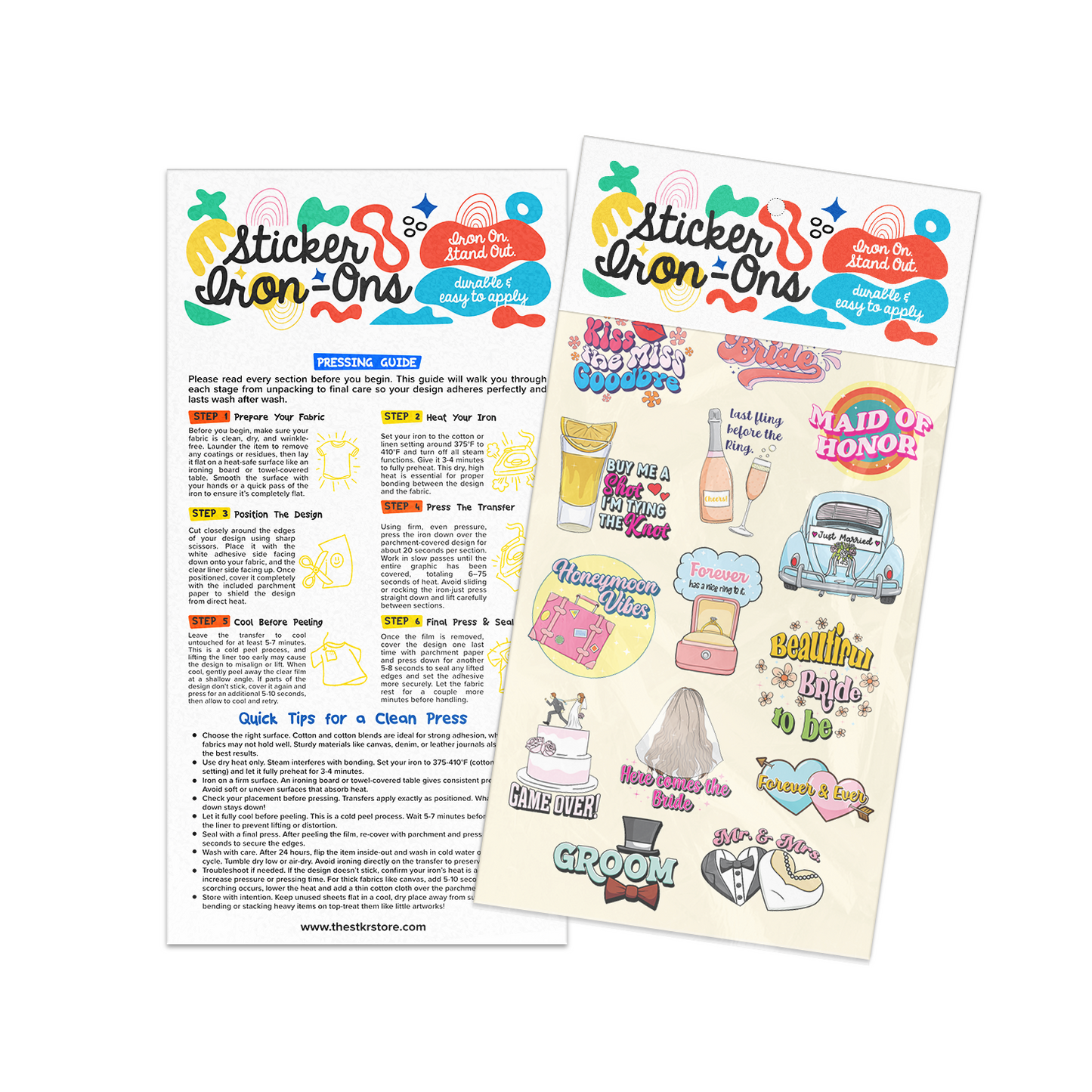 Bride Sticker Iron-Ons