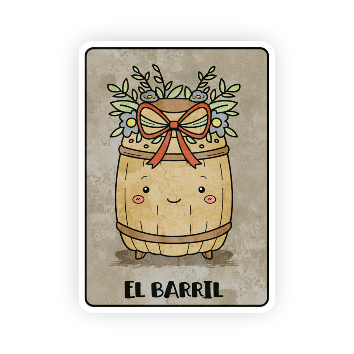 El Barril - La Loteria Sticker