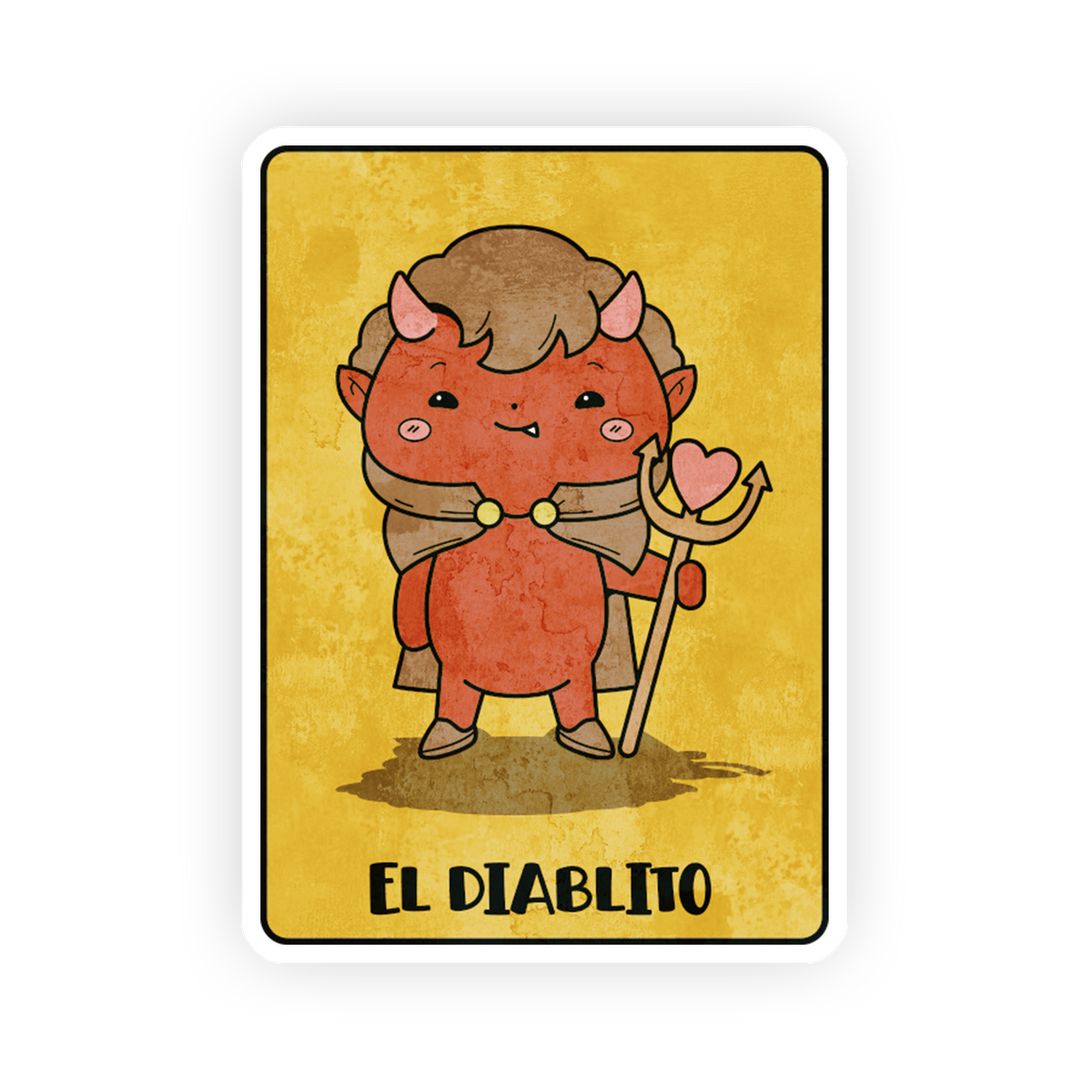 El Diablito - La Loteria Sticker