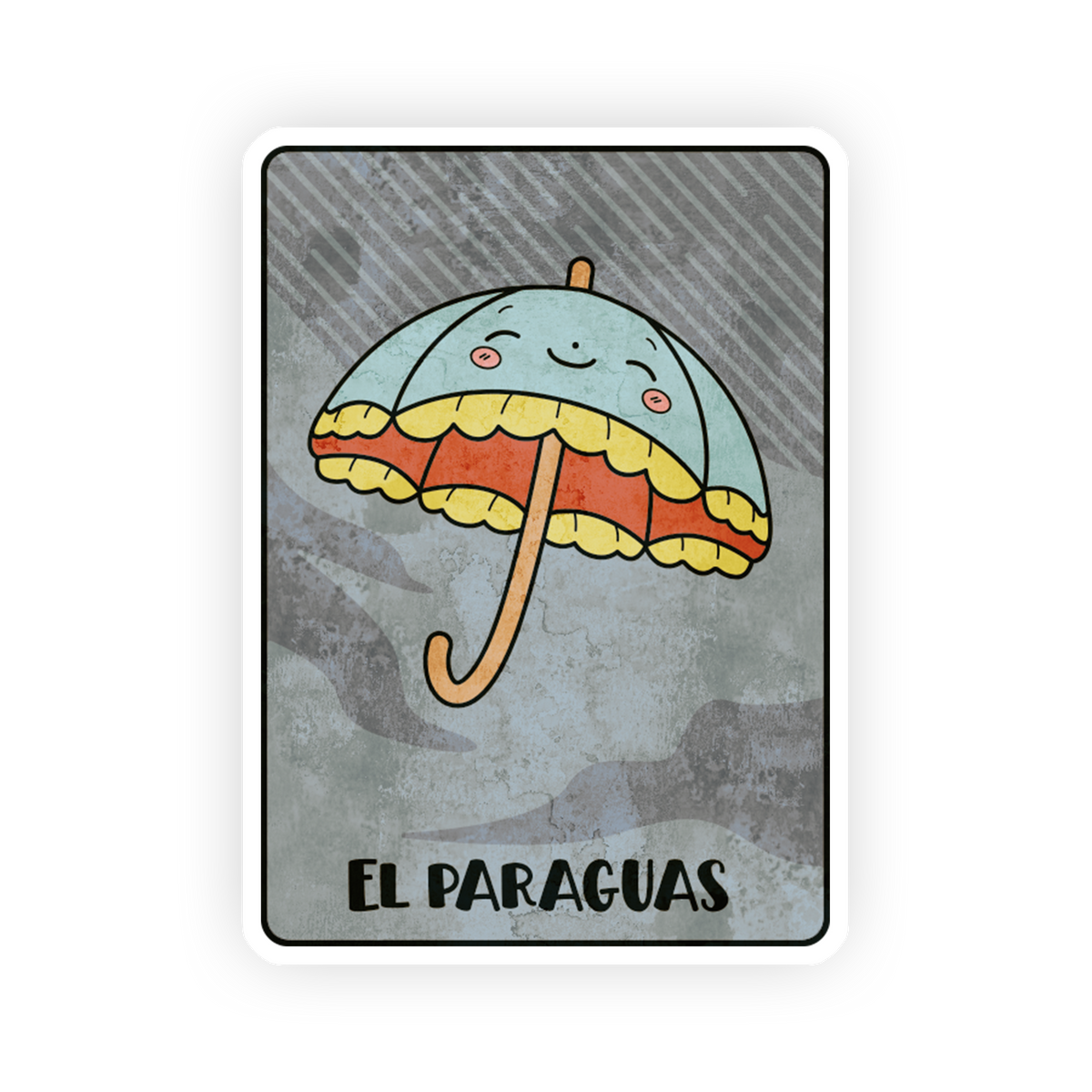 El Paraguas - La Loteria Sticker
