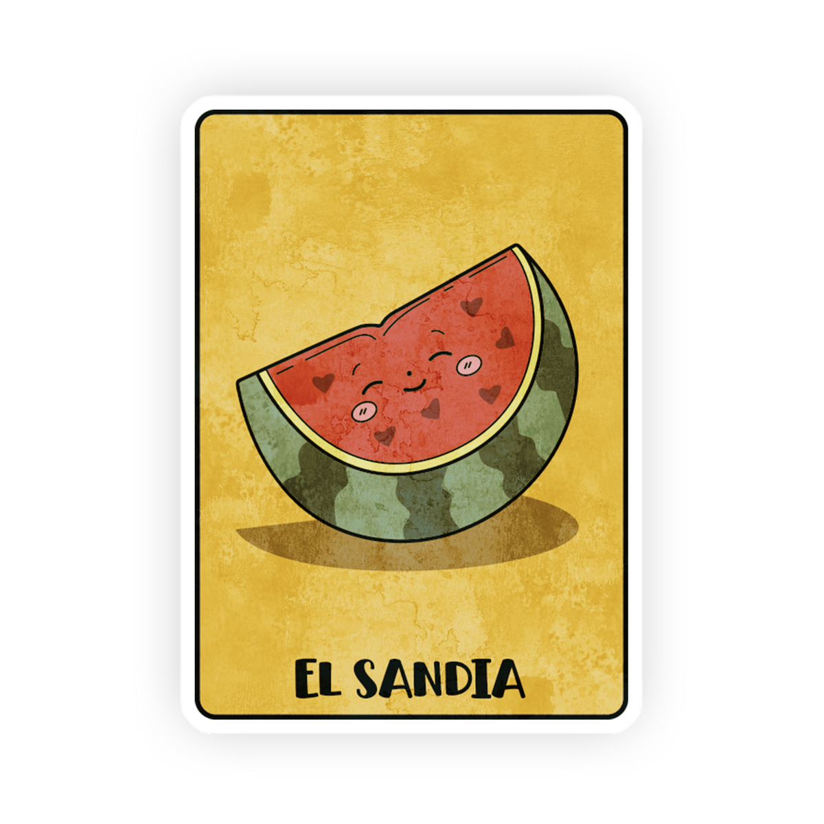 El Sandia - La Loteria Sticker
