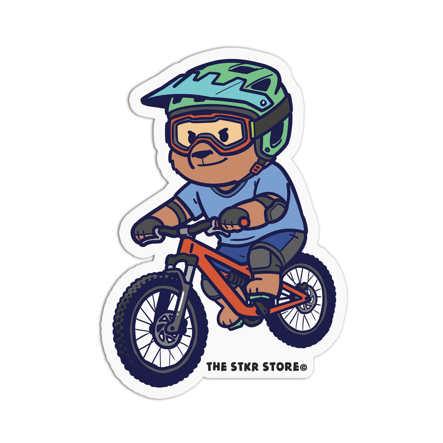 Peak Pedal Extreme Bear Sticker - The Stkr Store