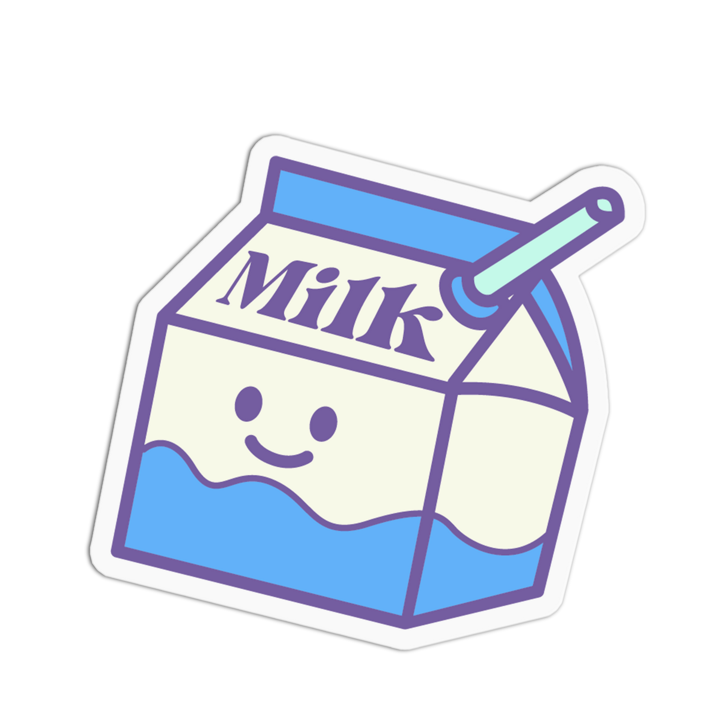 Cute Milk Food Friends Sticker