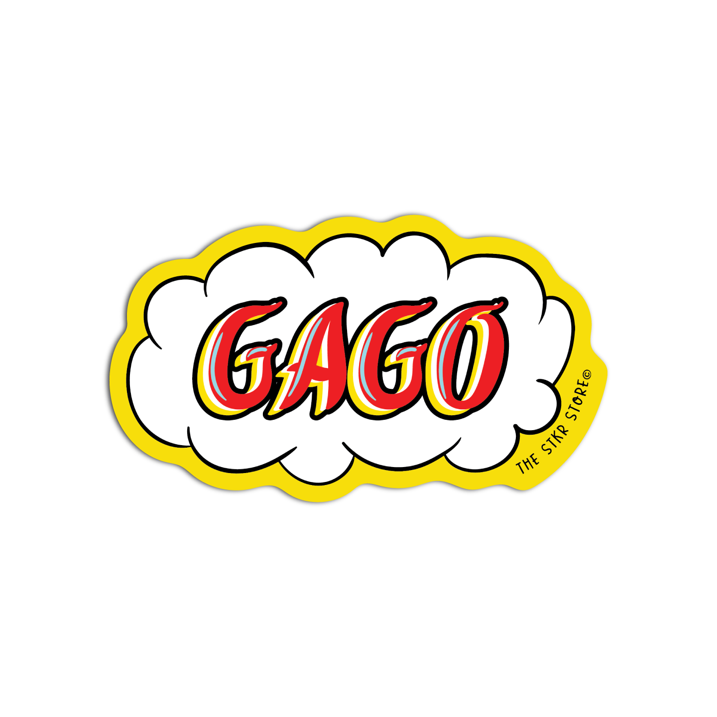 Gago Filipino Words Sticker