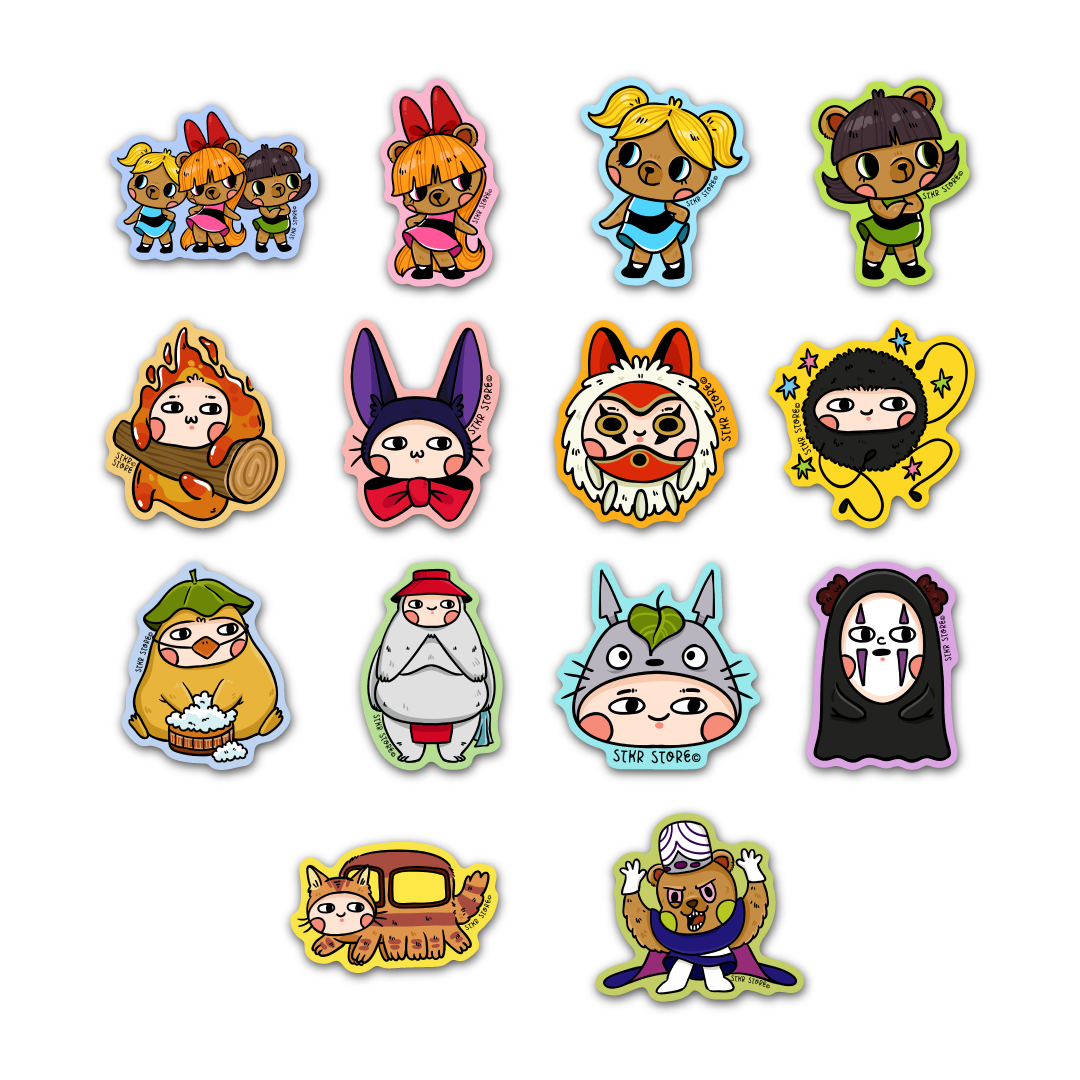 Studio and Puff Sticker Pack